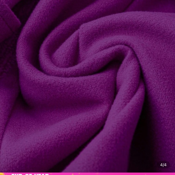 Forever New Vibrant Purple Trench Coat - Picture 3 of 4